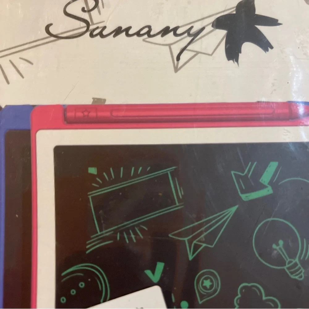 Sunany LCD Electronic Doodle, Writing & Drawing Board 8.5” New Factory Sealed